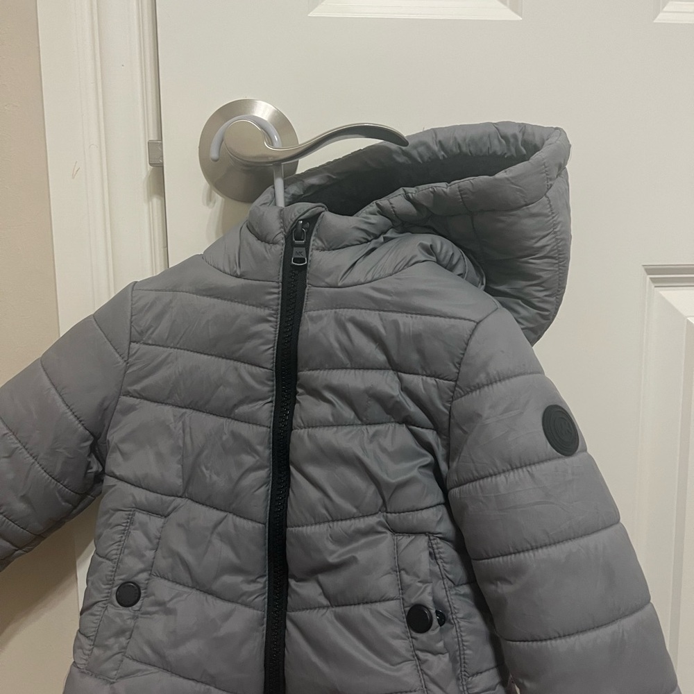 Michael Kors Kids Gray Puffer Jacket
